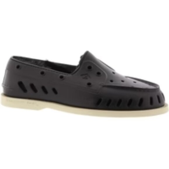 Sperry Shoes - Size 7 - SPERRY Navy Float Cozy Perforated Slip-On Boat Shoes Lined Fur NEW $55